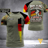 Customized German Soldier 3D Printed Combat Shirt EZHQ1405