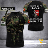 Customized Swiss Soldier 3D Printed Combat Shirt EZLN030621