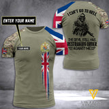 Customized British 3D Printed Combat Shirt EZLN200521