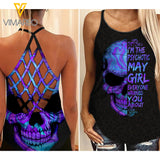 May Girl awesome Criss-Cross Open Back Camisole Tank Top 2 style ZQ1403