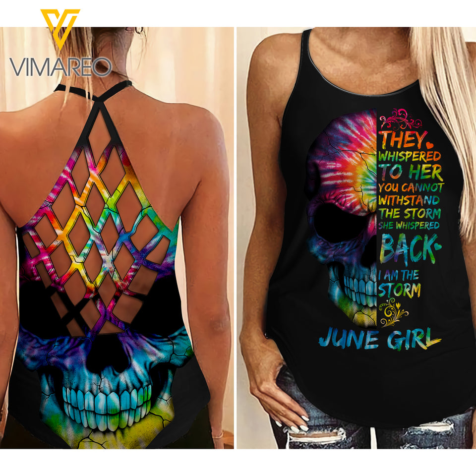 June Girl Storm Criss-Cross Open Back Camisole Tank Top 2 style ZT1403