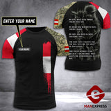 Customized Austrian Soldier Combat 3D Printed Shirt EZQ310521