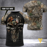 Turkey Hunting Camouflage CUSTOMIZE T SHIRT/HOODIE 3D PRINTED