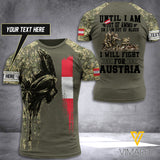 Customized Austria Soldier 3D Printed Combat Shirt EZHQ060521