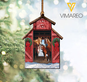Horse HANGING ORNAMENT CHRISTMAS OCT-HQ28