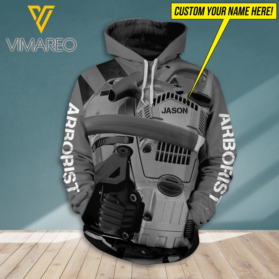 PERSONALIZED ARBORIST HOODIE 3D PRINTED SEP-DT30
