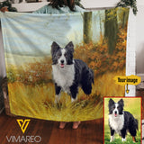 Personalized Dog Fleece Blanket JUE-DT19