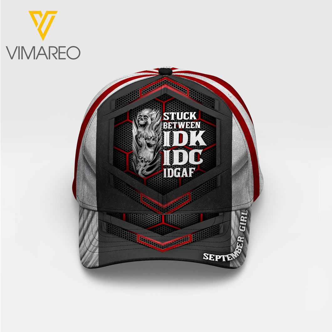 SEPTEMBER GIRL PEAKED CAP 3D SEP-LN11