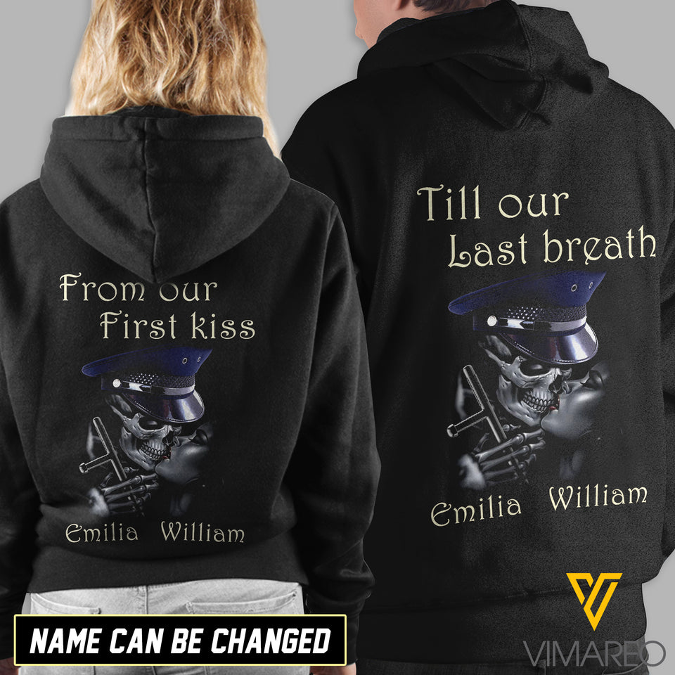 VMMH Personalized Love hoodie POLICE first to last breath MAR-DT05