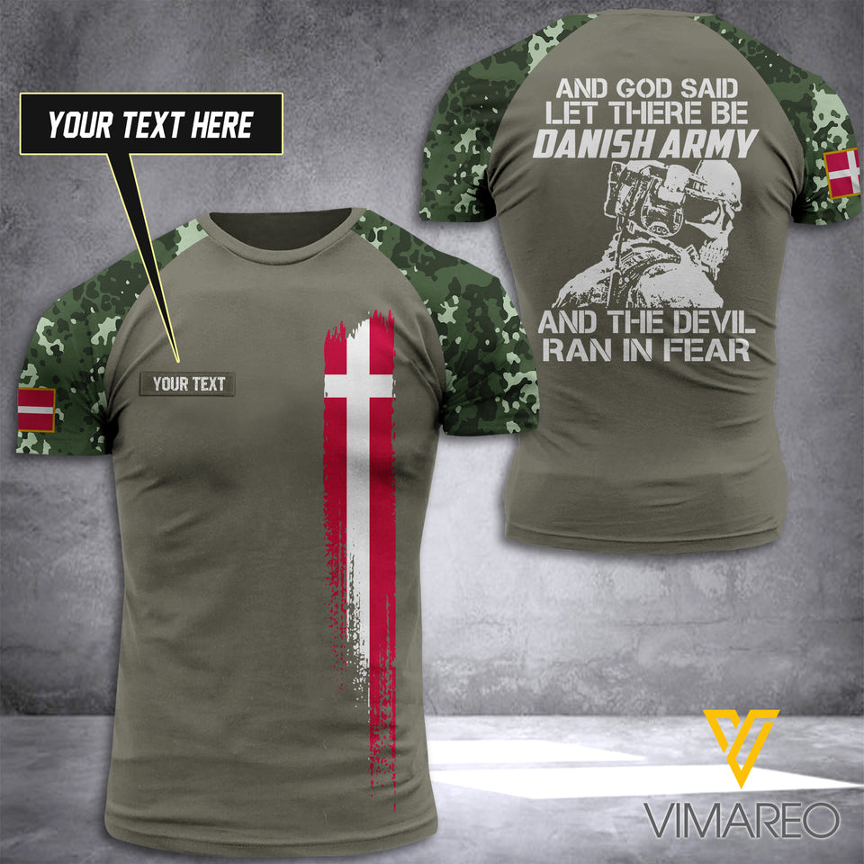 MH PERSONALIZED DENMARK SOLDIER TSHIRT 3D PRINTED MAY-DT18