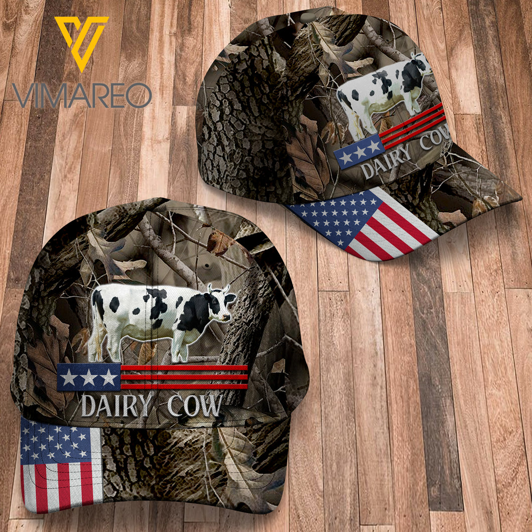 Dairy Cattle Peaked Cap 3D MAY-DT13