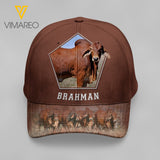MH BRAHMAN CATTLE Peaked cap 3D FEB-QH26