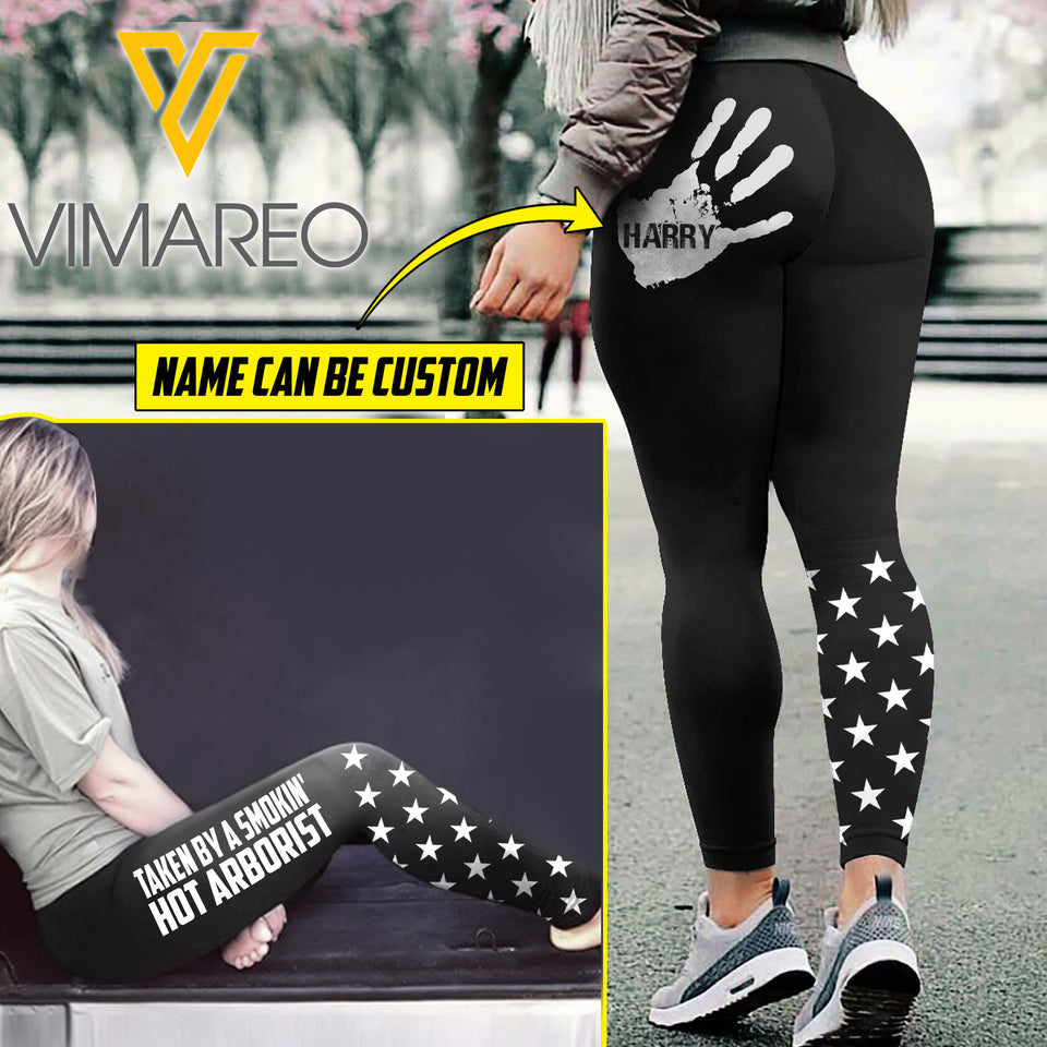 Personalized Taken By A Smokin' Hot Arborist Legging SEP-DT16
