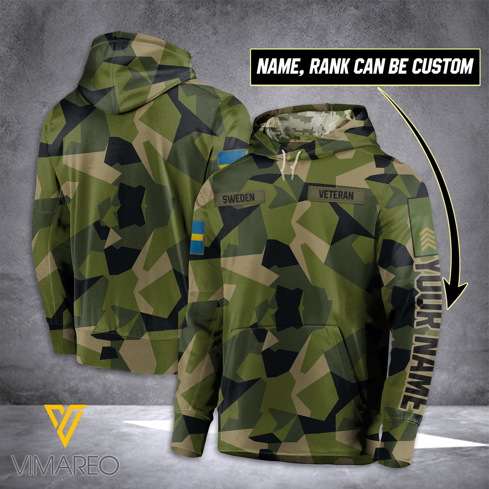 AN SWEEDEN ARMY RANK HOODIE