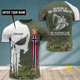 Customized Norway Soldier 3D Printed Combat Shirt MT050721
