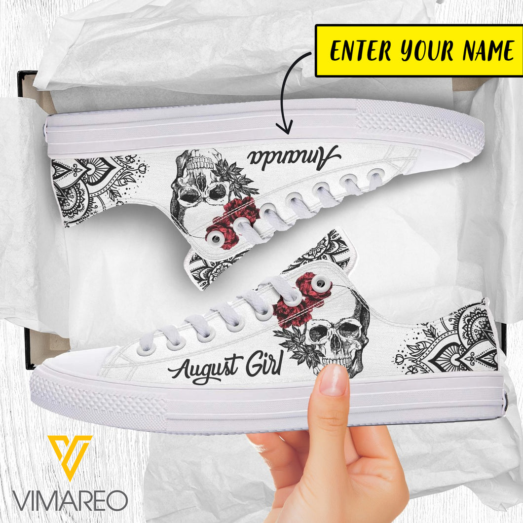 Personalized August Girl Shoer JUL-LN21