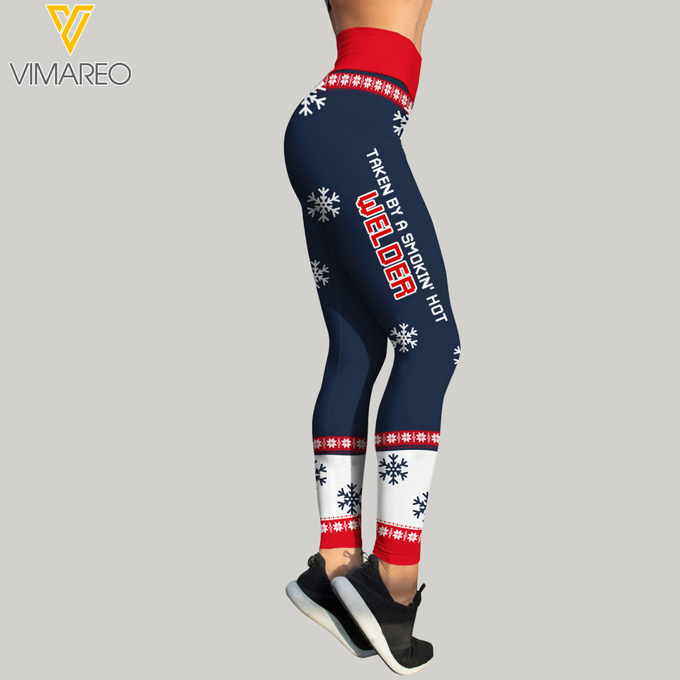 PERSONALIZED TAKEN BY A SMOKIN' HOT WELDER WOOL SWEATER + LEGGING DEC-DT01