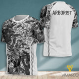 ARBORIST CAMOUFLAGE TSHIRT 3D PRINTED JUE-DT14