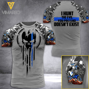 AUSTRALIAN THIN BLUE LINE TSHIRT 3D PRINTED JUL-HQ28