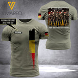 PERSONALIZED GERMAN SOLDIER TSHIRT 3D PRINTED MAY-QH18