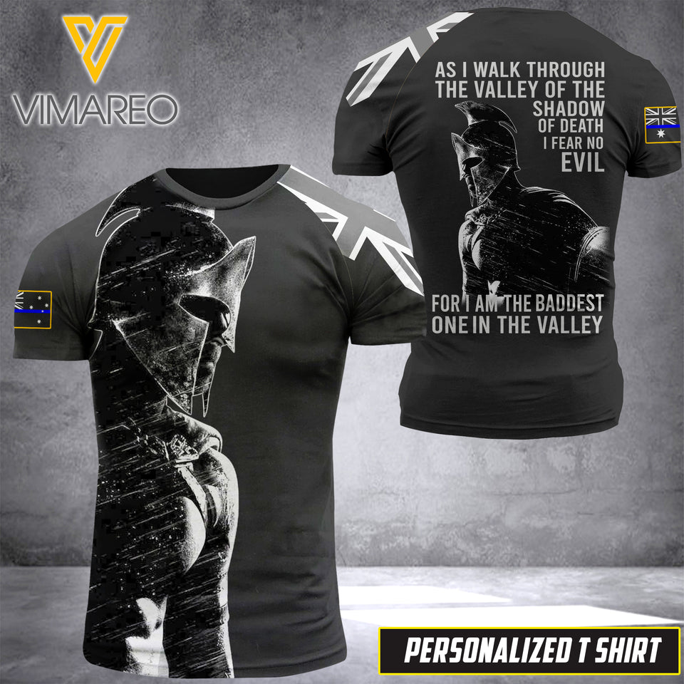 AUSTRALIA THIN BLUE LINE TSHIRT PRINTED MAY-MQ06