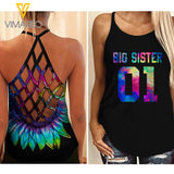 Sister 01 Criss-Cross Open Back Camisole Tank Top MAR-QH27