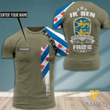 PERSONALIZED Friesland TSHIRT 3D PRINTED JUL-DT24