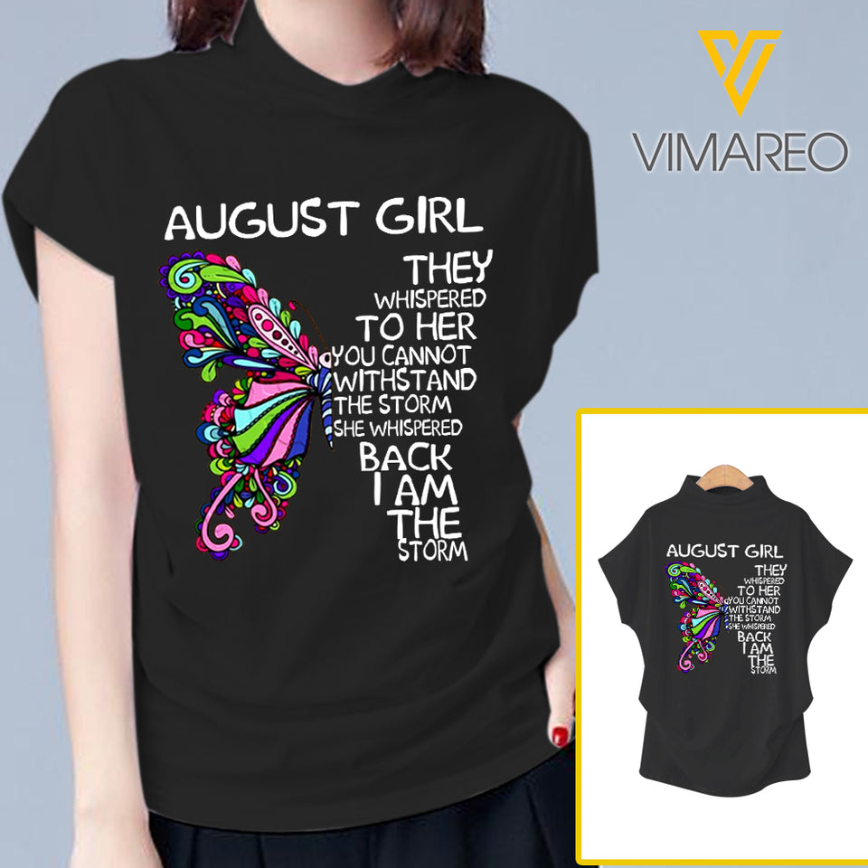 August Girl Turtleneck Short Sleeve Tshirt JUE-MQ08