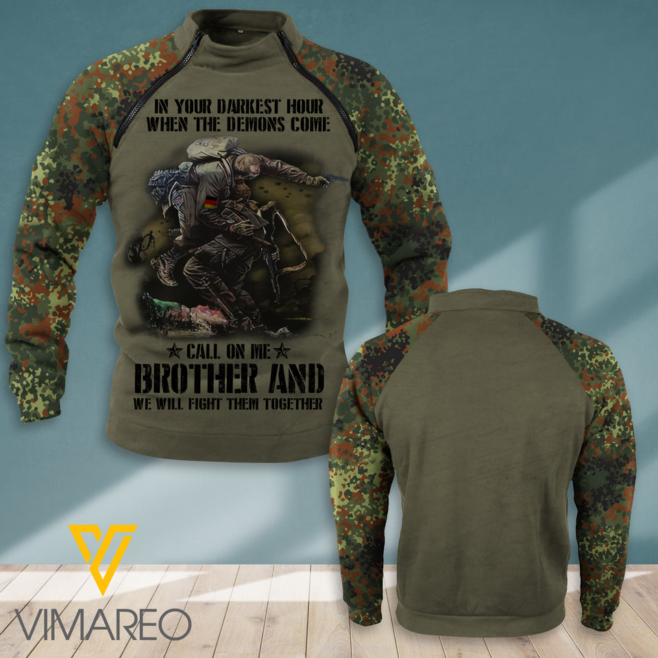 GERMAN SOLDIER TACTICAL SWEARSHIRT OUTDOOR WARM JUE-QH10