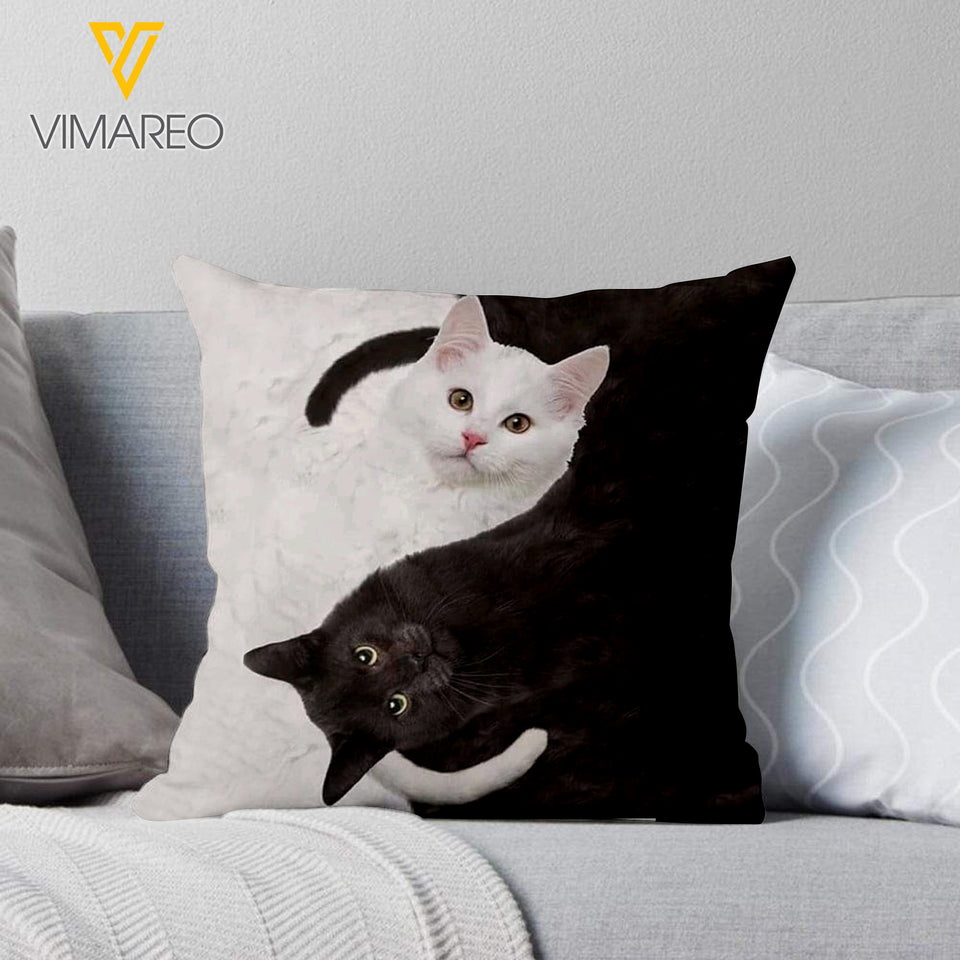 CAT LOVER PILLOW PRINTED DEC-MQ07