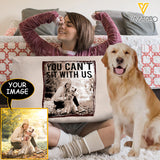Personalized Dog You Can't Sit With Us 3D Pillow JUE-QH21