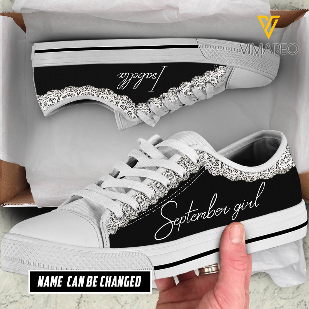 Personalized September Girl Shoer JUL-MQ21