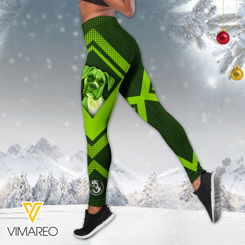 PERSONALIZED BOXER DOG COMBO HOODIE + LEGGING PRINTED NOV-MA29