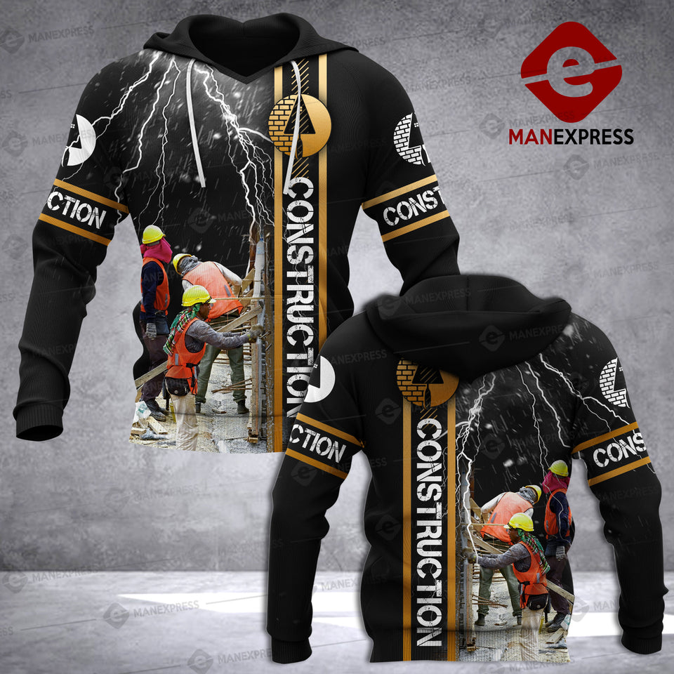 LKH CONSTRUCTION HOODIE 3D PRINTED HVQ1802