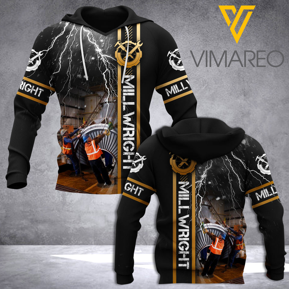 LKH Millwright HOODIE 3D PRINTED HVQ2202