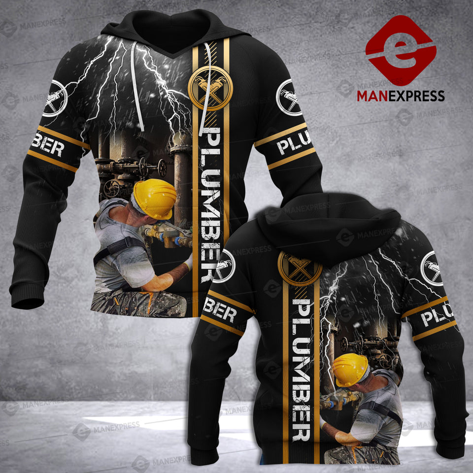 LKH PLUMBER HOODIE 3D PRINTED HVQ1802