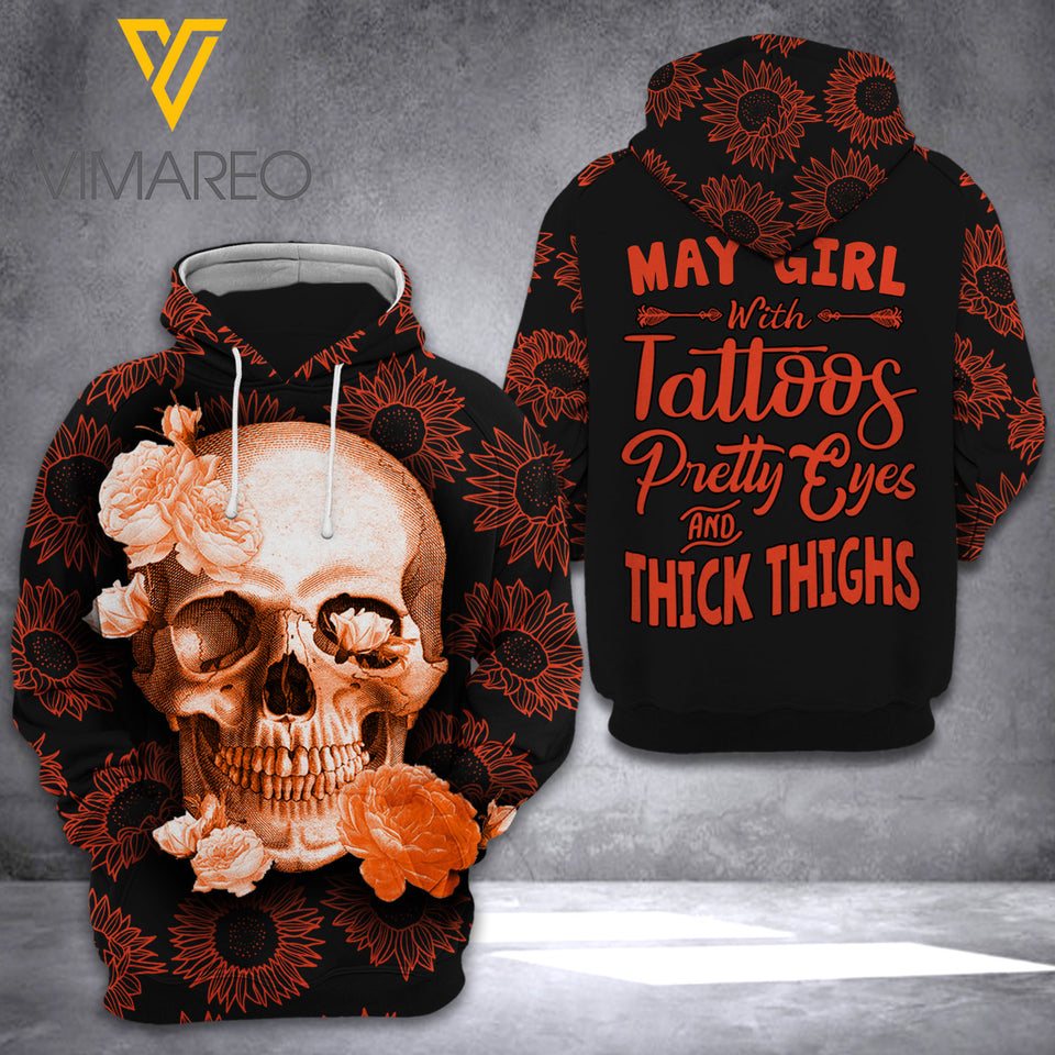 KHMD MAY GIRL THICK THIGHS HOODIE 3D PRINTED 1205