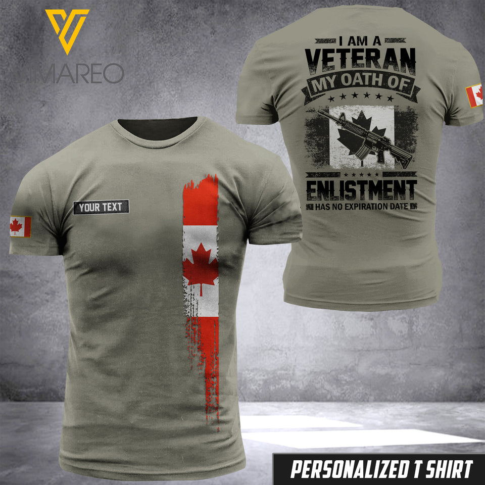 KHMD Customized VETERAN CA 3D Printed Shirt 1805