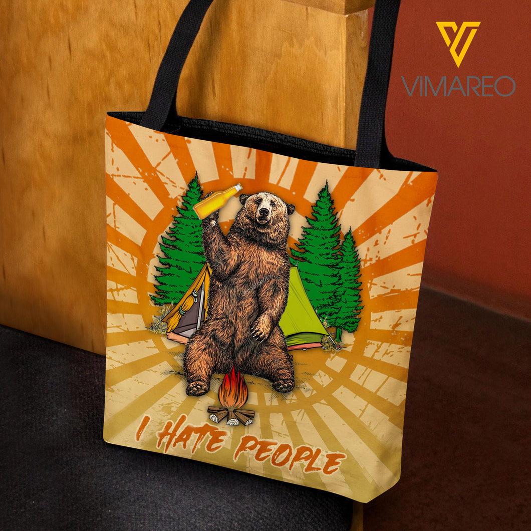 KHMD I HATE PEOPLE Tote Bag 2506