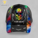 KHMD PERSONALIZED HIPPIE PEAKED CAP 3D 2703