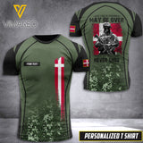 KHMD Customized MAY BE OVER 3D DENMARK Printed Shirt 2804