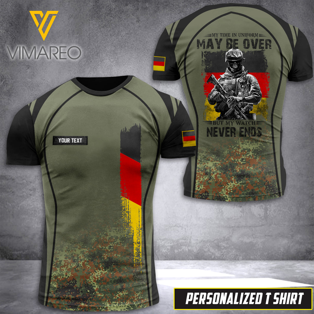 KHMD Customized MAY BE OVER 3D GERMAN Printed Shirt 2804