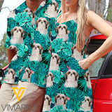 KHMD Dog Shih Tzu Women's Dress / Hawaii 3d printed