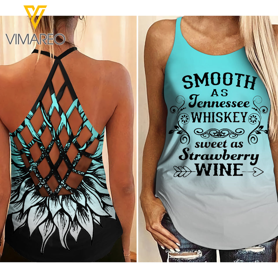 KHMD TENNESSEE Criss-Cross Tank Top 1006