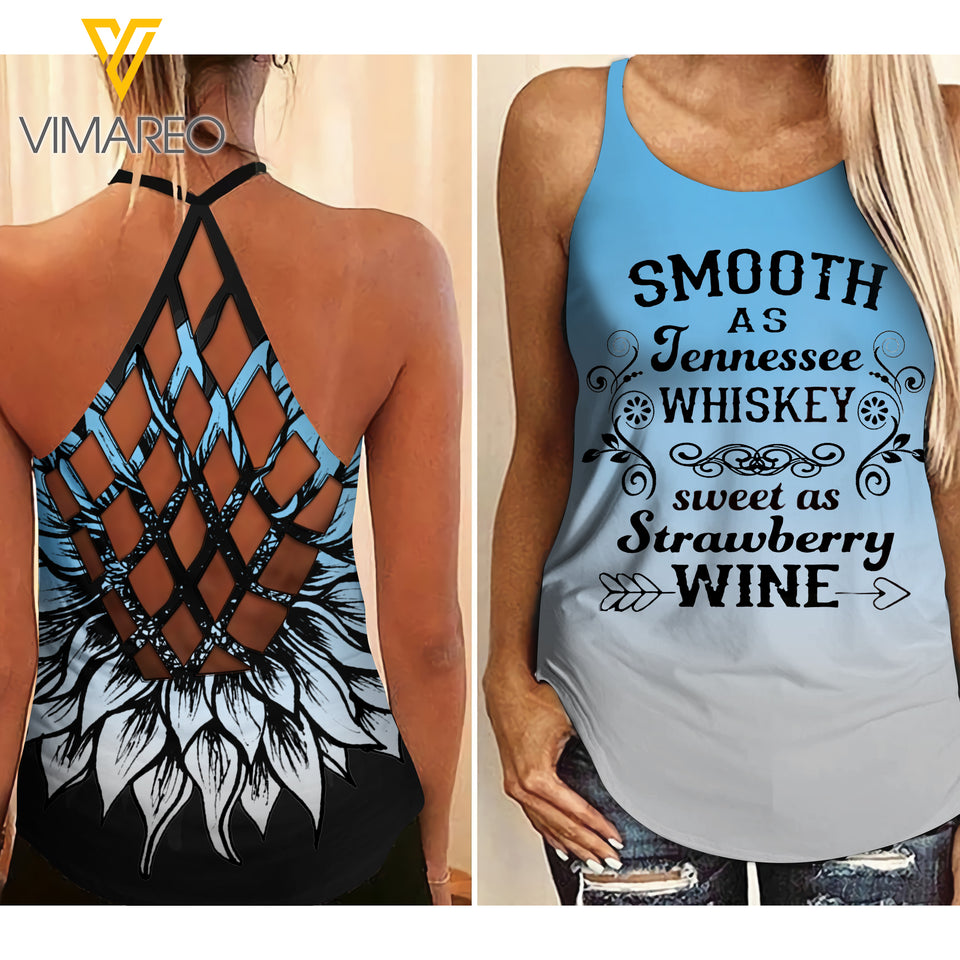 KHMD TENNESSEE Criss-Cross Tank Top 1006