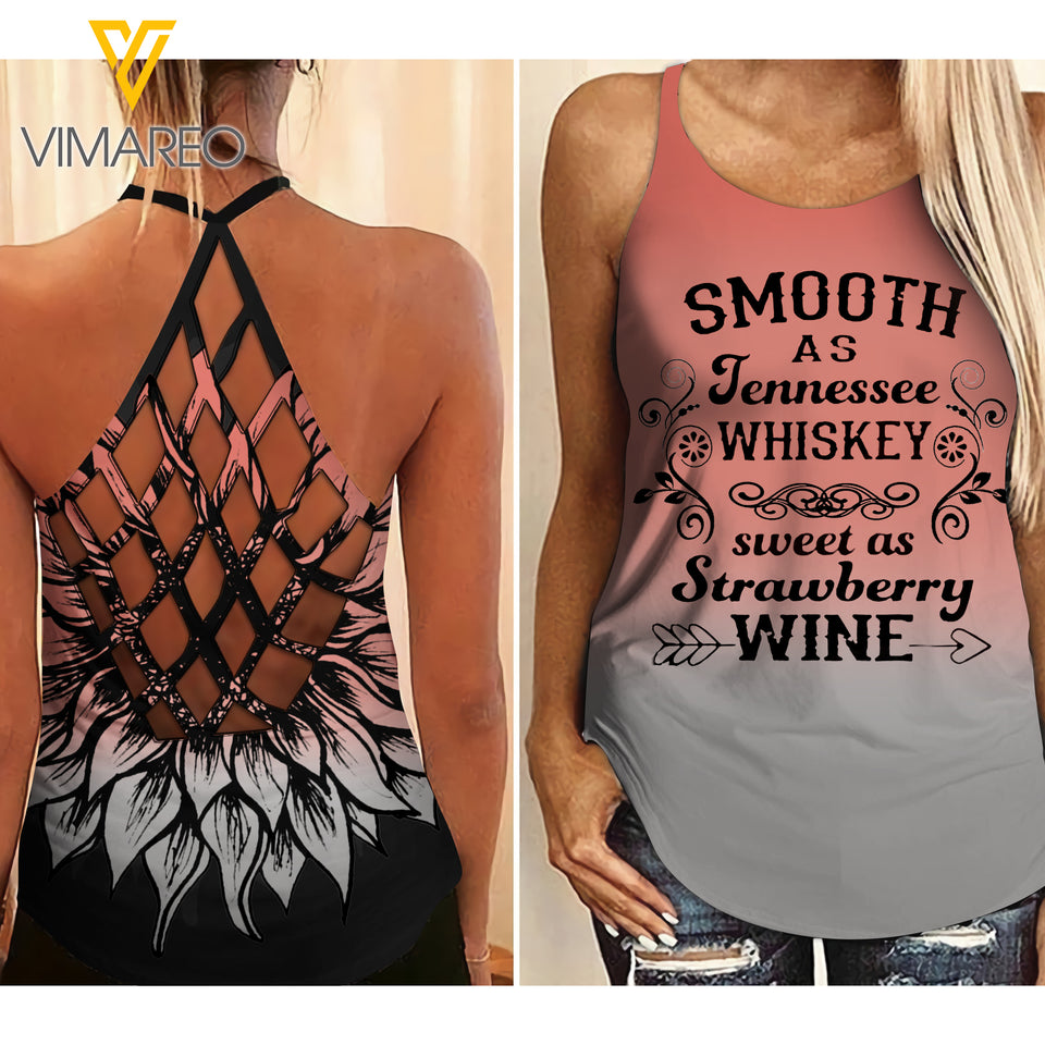 KHMD TENNESSEE Criss-Cross Tank Top 1006