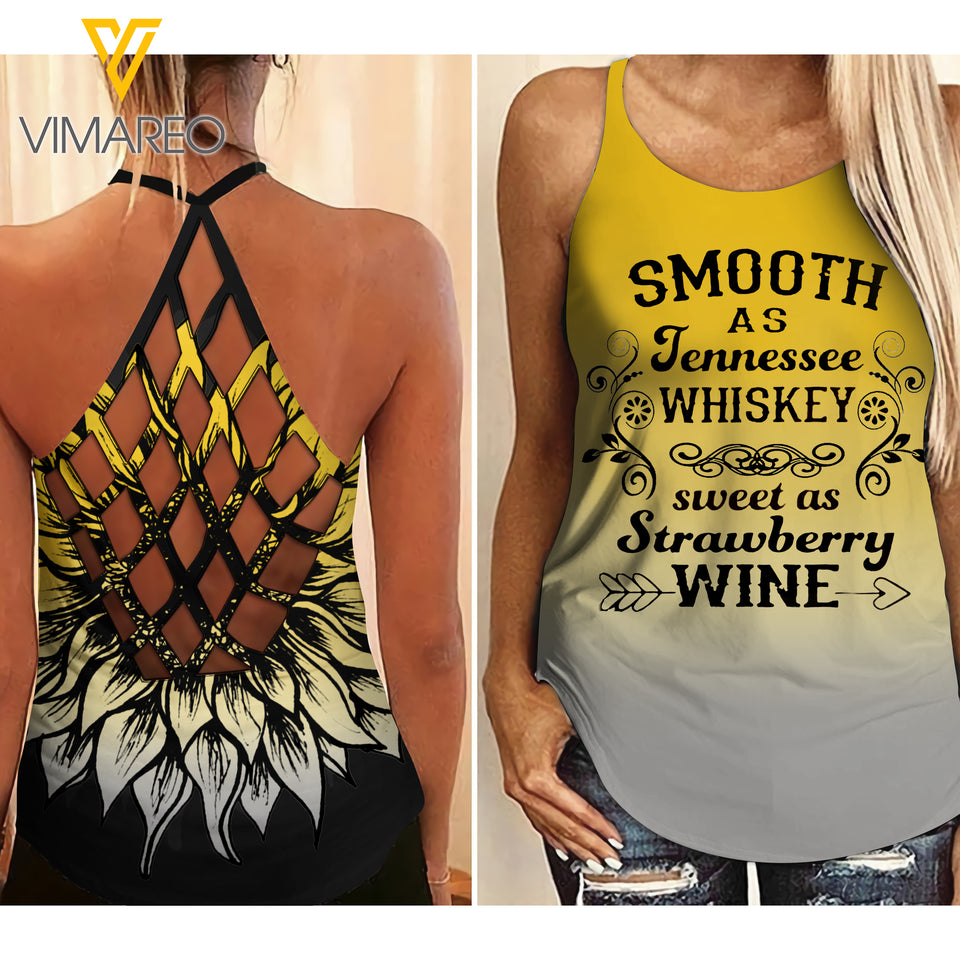KHMD TENNESSEE Criss-Cross Tank Top 1006