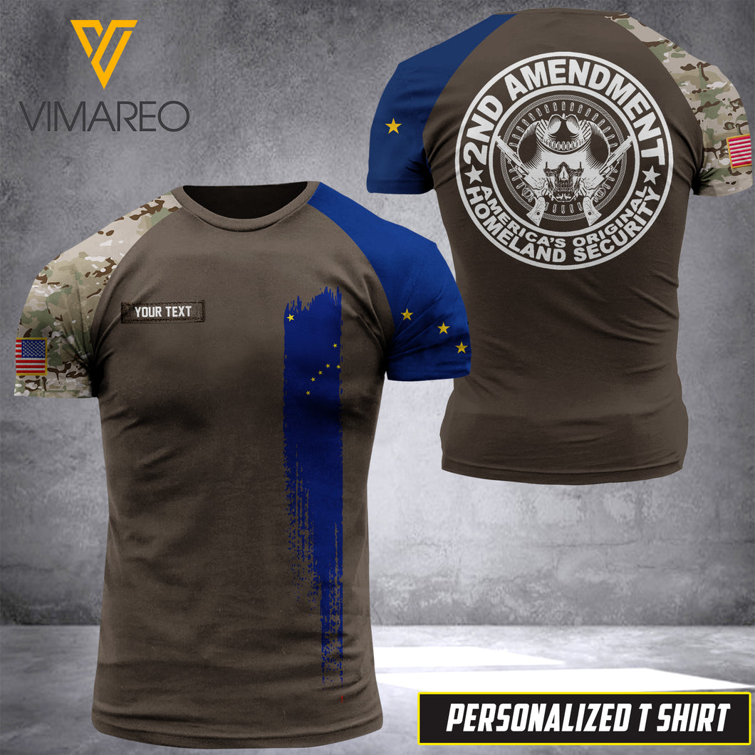 KHMD Customized HOMELAND ALASKA 3D Printed Shirt 0505