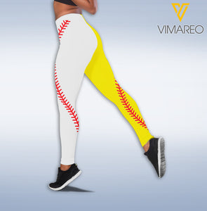 KHMD BASEBALL + SOFTBALL MOM Criss-Cross THICK THIGHS Tank Top Legging