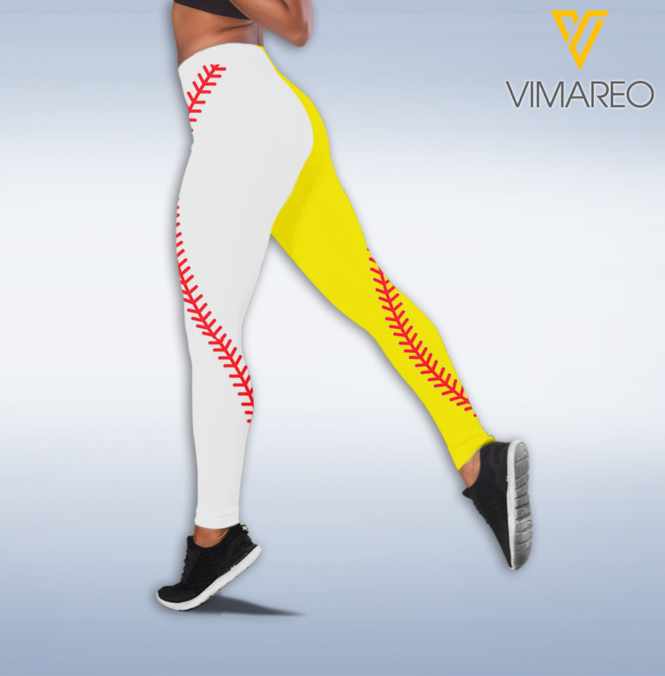 KHMD BASEBALL + SOFTBALL MOM Criss-Cross THICK THIGHS Tank Top Legging